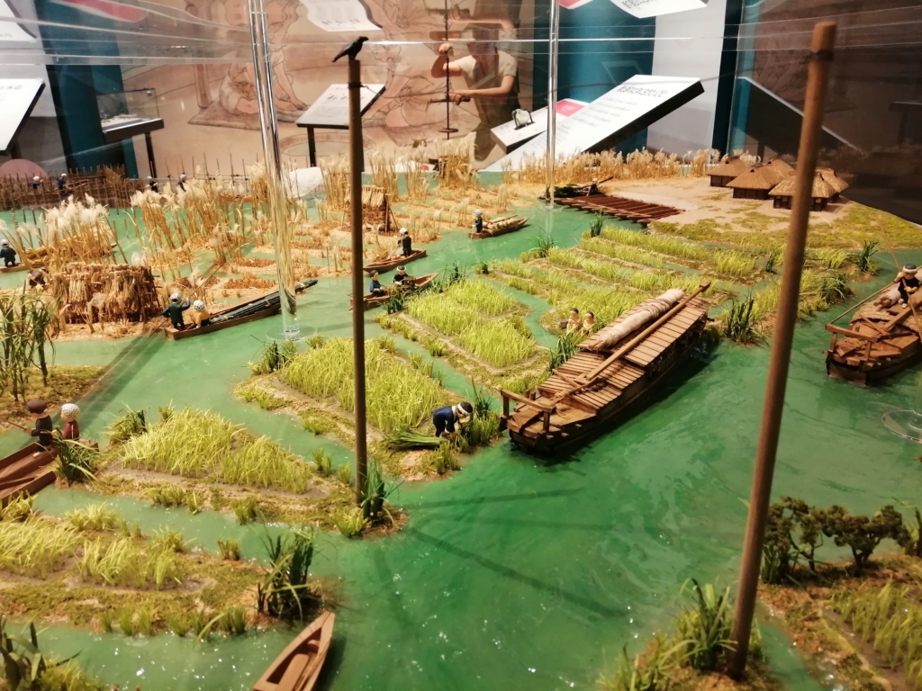 琵琶湖博物館暮らしの模型